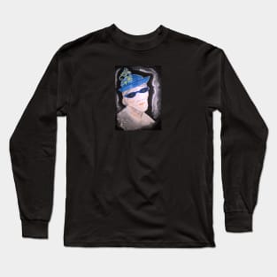 Old Lady with Hat Long Sleeve T-Shirt